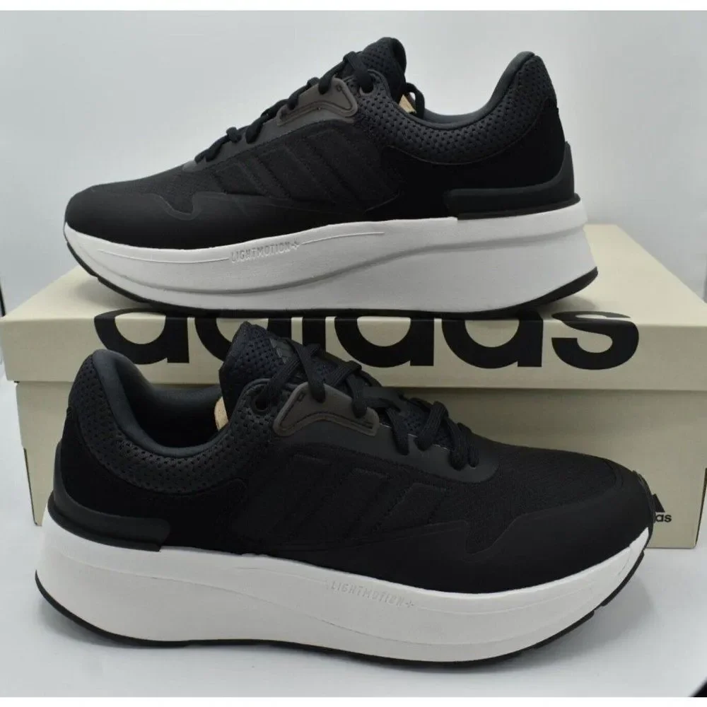 Adidas‎ Mens Size 14 ZNCHILL LightMotion Black White Running Shoes Sneakers